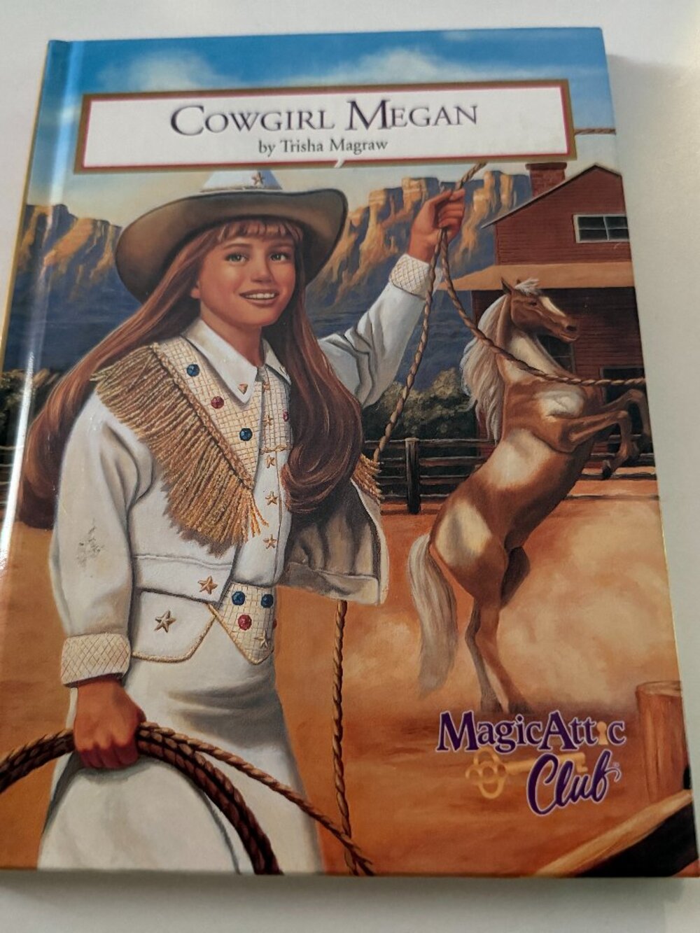 Magic Attic Club Cowgirl Megan Hardcover Trisha Magraw Horse Western Book